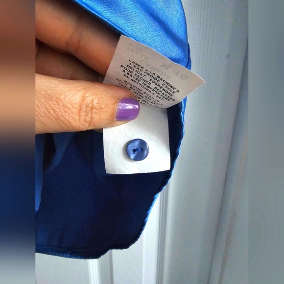 Le Chateau Blouse XL Blue - Picture 8 of 8